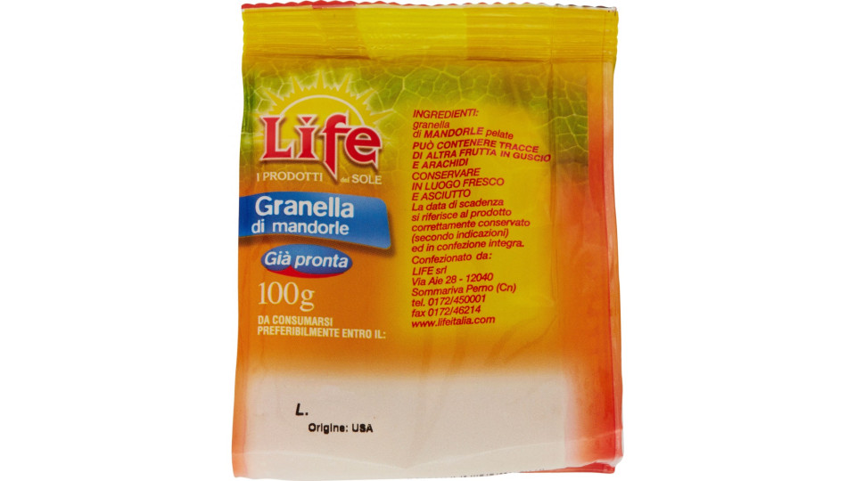 Life Granella di Mandorle gr.100