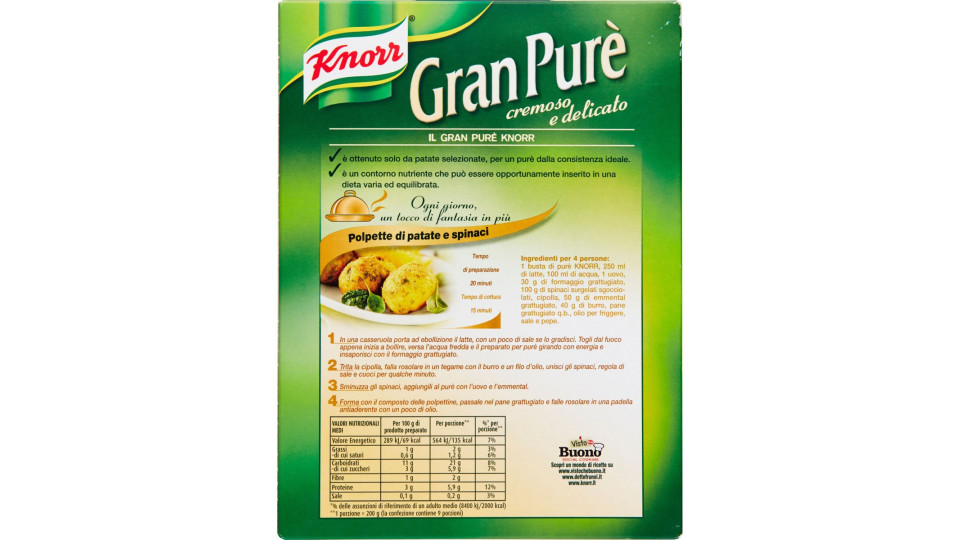 Knorr gran pure' 2+1 - gr.225