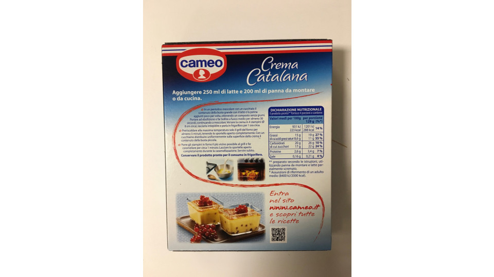 Cameo crema catalana - gr.90