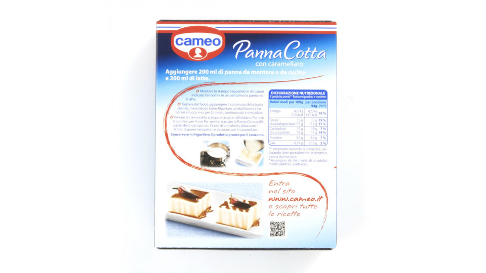 Cameo panna cotta caramello - gr.97