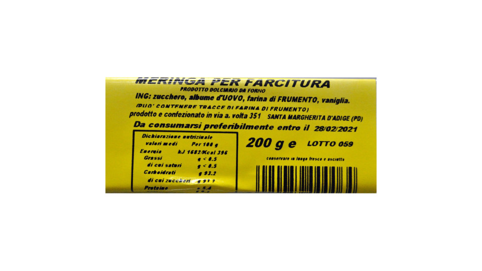 Zanotto meringa x farcitura 2 dischi