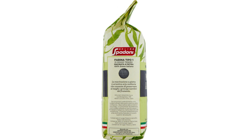 Molino Spadoni Farina di Grano Tenero Macina a Pietra Tipo 1 KG.1