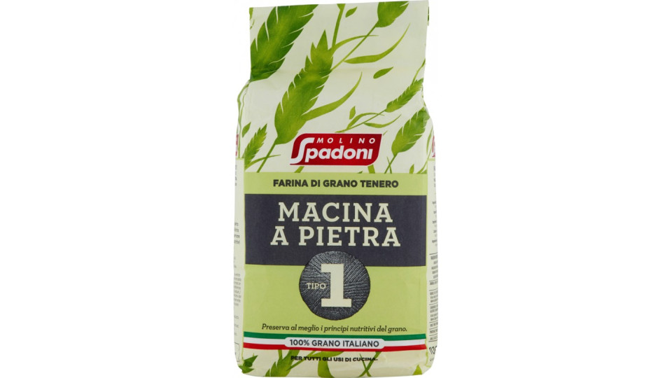 Molino Spadoni Farina di Grano Tenero Macina a Pietra Tipo 1 KG.1