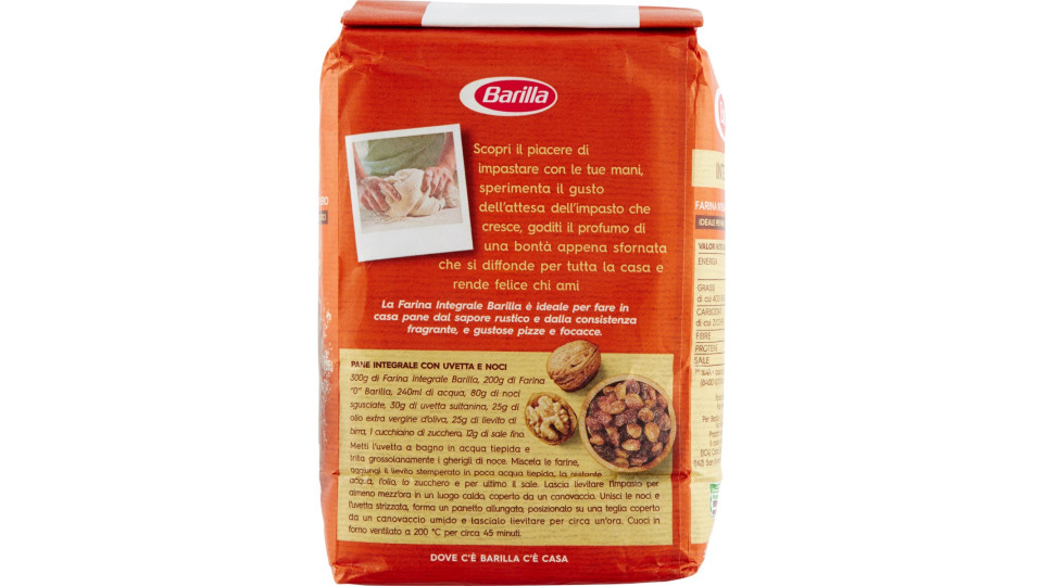 Barilla Farina Integrale di Grano Tenero KG.1