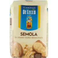 Le Macinate De Cecco farina Semola di Grano Duro Rimacinata 1 kg.