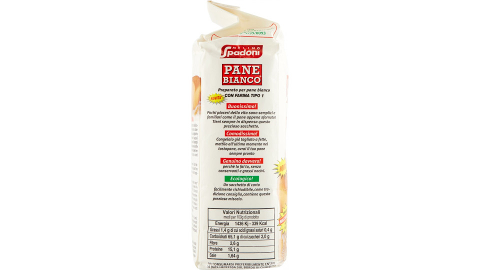 Spadoni farina pane bianco - kg.1