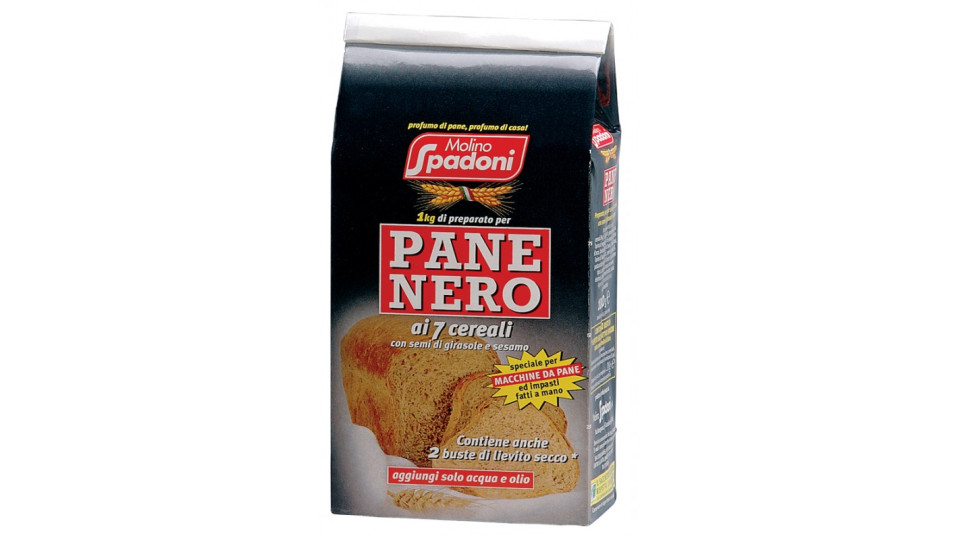 Spadoni farina pane nero - kg.1
