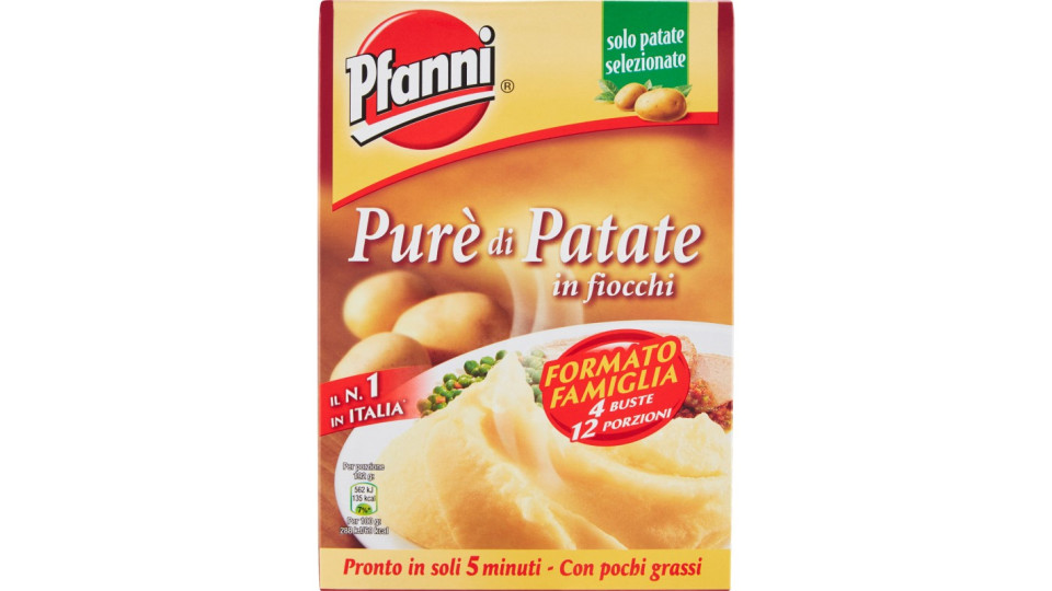Pfanni Purè di patate in fiocchi 4 x 75 gr.
