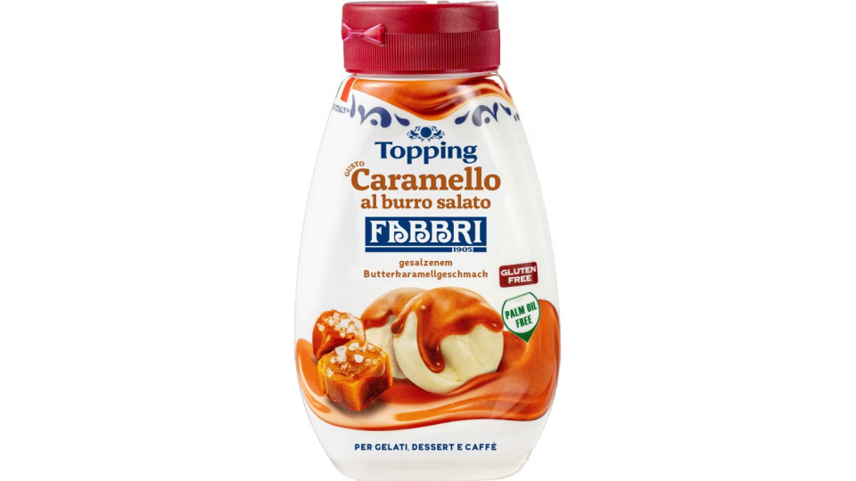 Fabbri mini topping caramello salato ml.225
