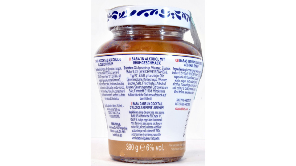 Fabbri baba' al rhum gr.390