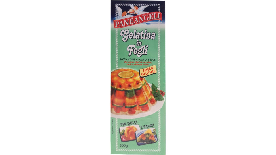 PANEANGELI Gelatina in Fogli 500 gr.