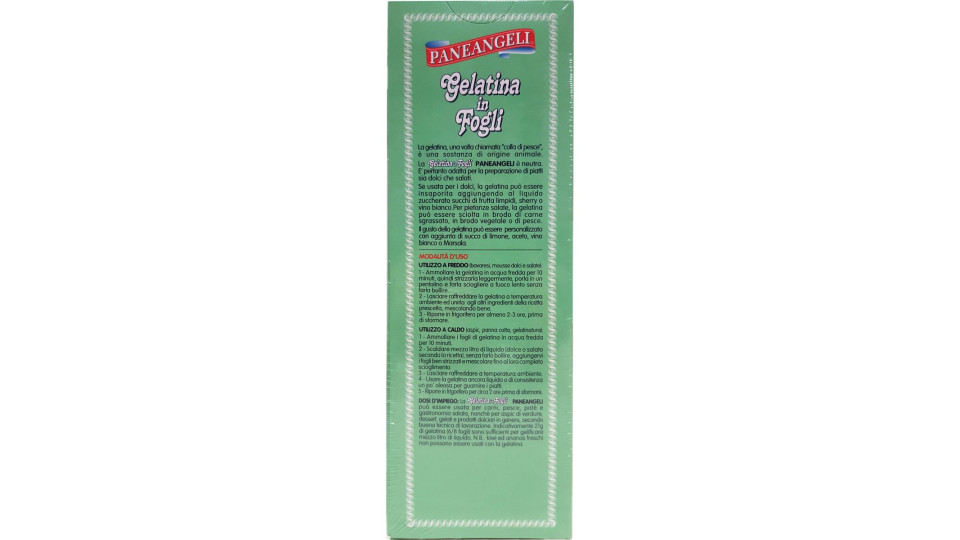 PANEANGELI Gelatina in Fogli 500 gr.