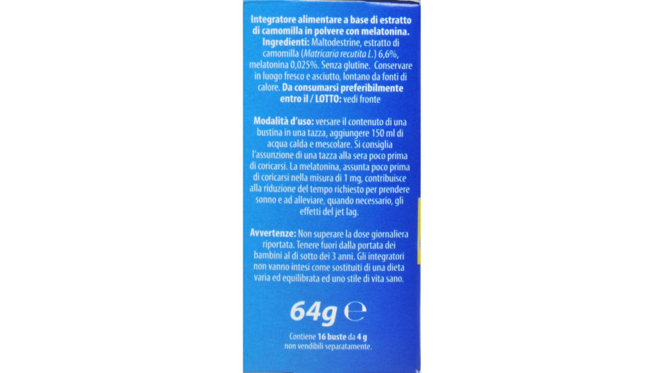 Ristora camomilla con melatonina x16 buste