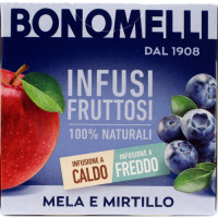Bonomelli Infusi Fruttosi 100% Naturali Mela e Mirtillo 12...