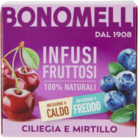 Bonomelli Infusi Fruttosi 100% Naturali Ciliegia e Mirtillo 12...