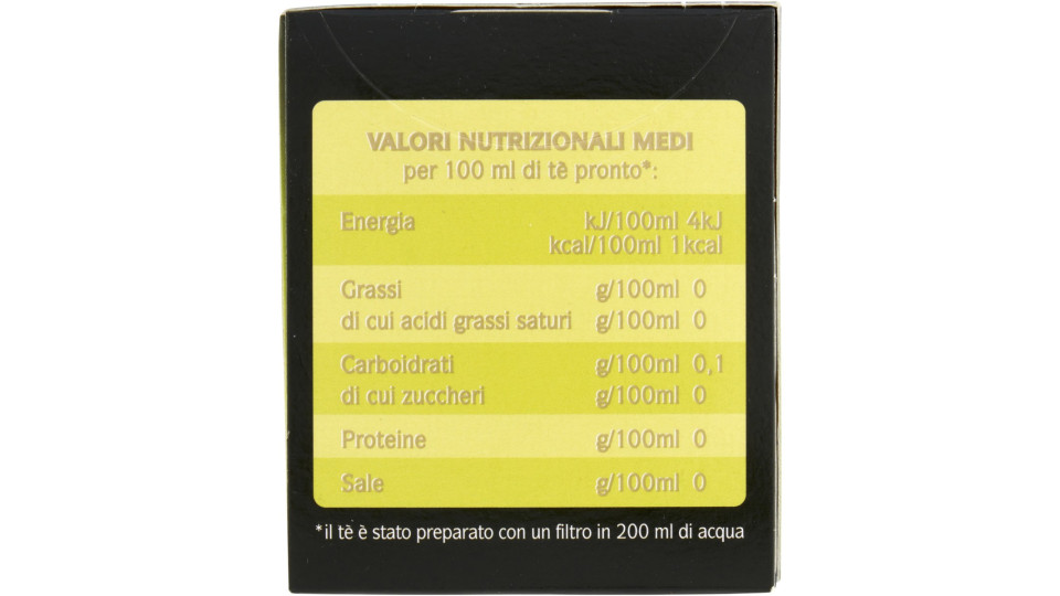 Sir Winston Tea Limone tè nero 30 gr. 20 filtri