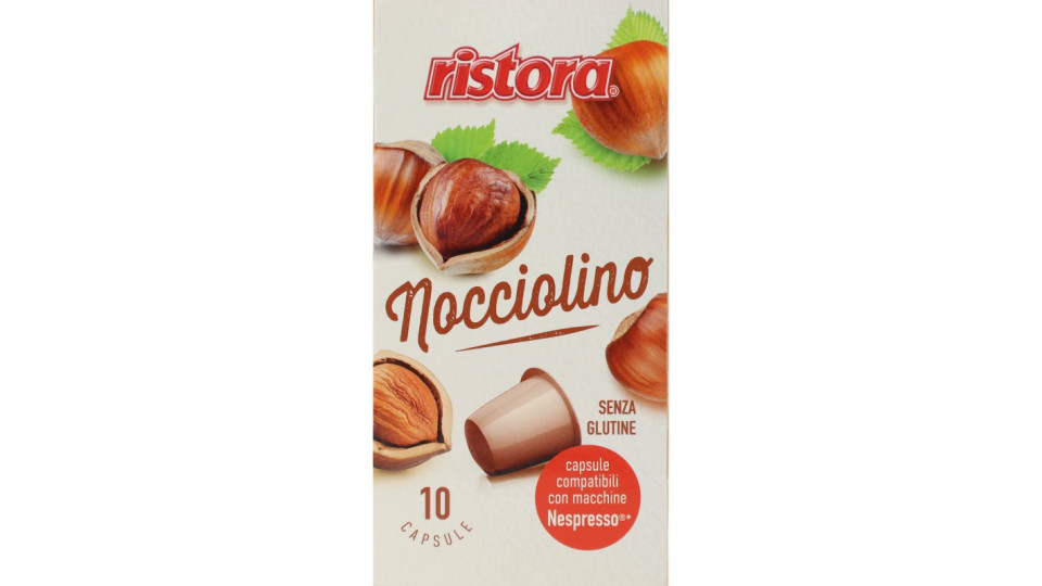 Ristora Nocciolino 10 Capsule compatibili con macchine...
