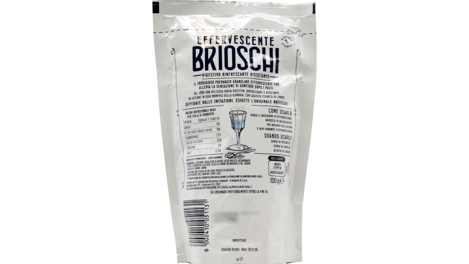 Brioschi Effervescente Digestivo Rinfrescante Dissetante con...