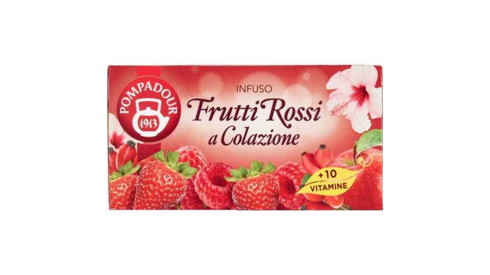 Pompadour Infuso ai Frutti Rossi bustine 20 x 2,5 g