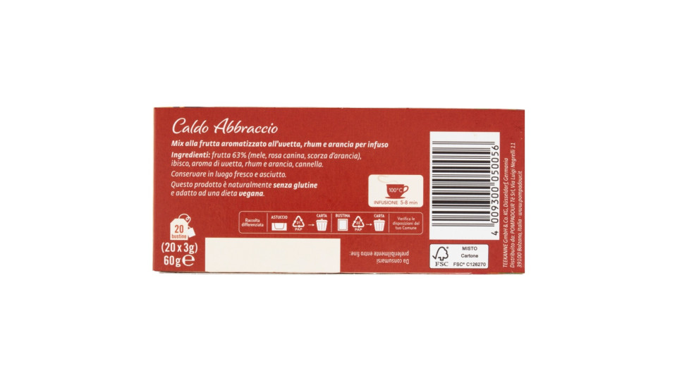 Pompadour infuso Caldo Abbraccio bustine 20 x 3 g