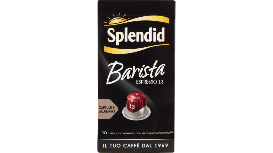 Splendid Barista Espresso 13 Capsule Compatibili con Macchine...