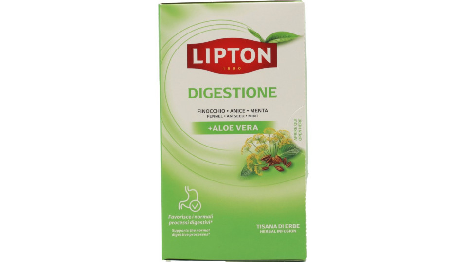 Lipton Digestione Finocchio, Anice, Menta + Aloe Vera Tisana...