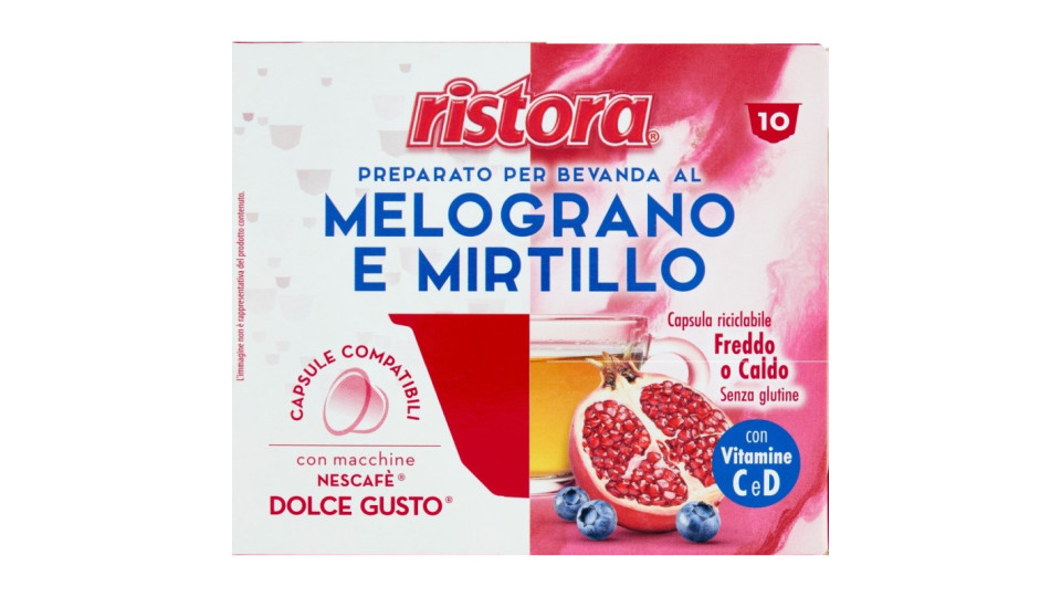ristora Melograno e Mirtillo Capsule Compatibili con macchine...