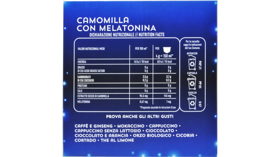 Ristora camomilla con melatonina x10 caps