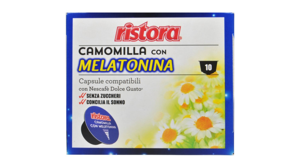 Ristora camomilla con melatonina x10 caps