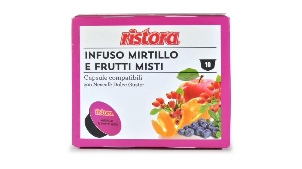 Ristora infuso mirtilli e frutti rossi gr,2,5 x10