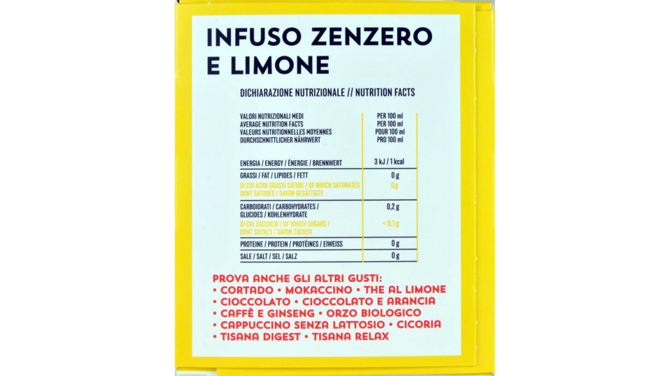 Ristora Infuso Zenzero e Limone Capsule compatibili con...