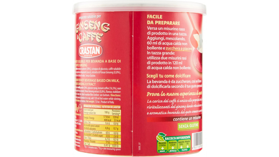Crastan Ginsegn&caffè gr.200