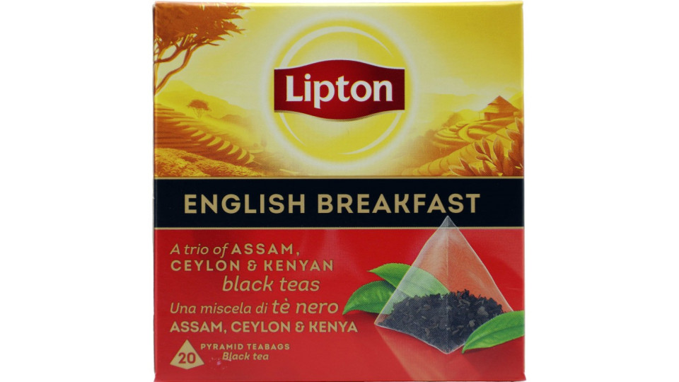 Lipton English Breakfast 20 Pyramid Teabags 46 g