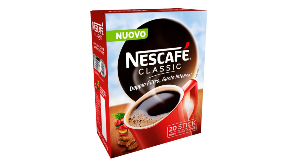 Nescafe classico - stick 20 bustine