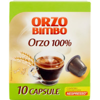 Orzo Bimbo Orzo 100% 10 Capsule Compatibili con Macchine...