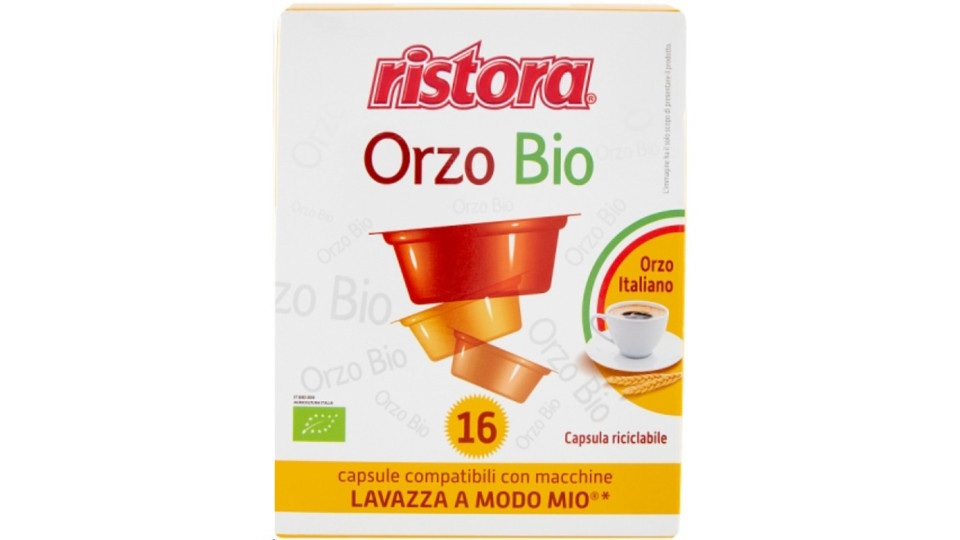 Ristora orzo bio capsule x16 a modo mio