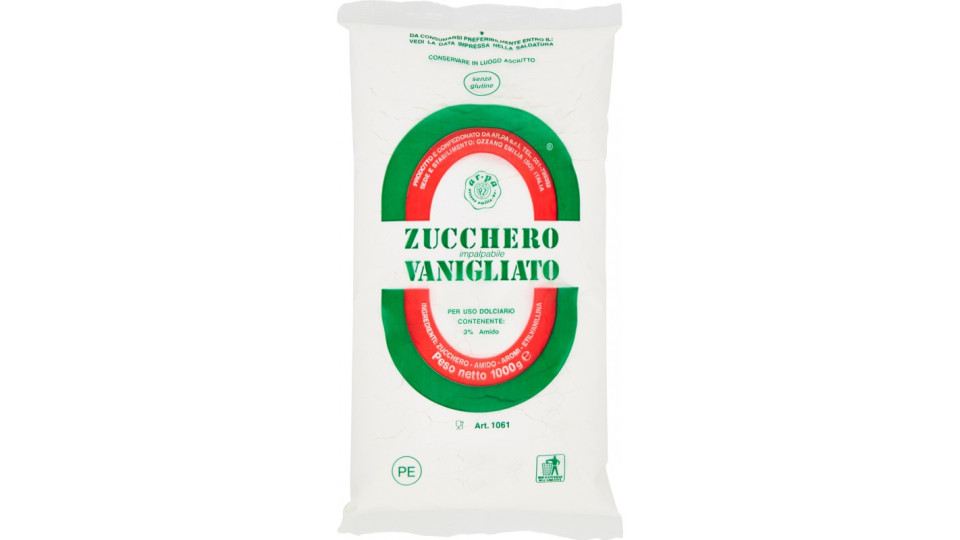 Arpa zucchero vanigliato impalpabile sacco da kg.1