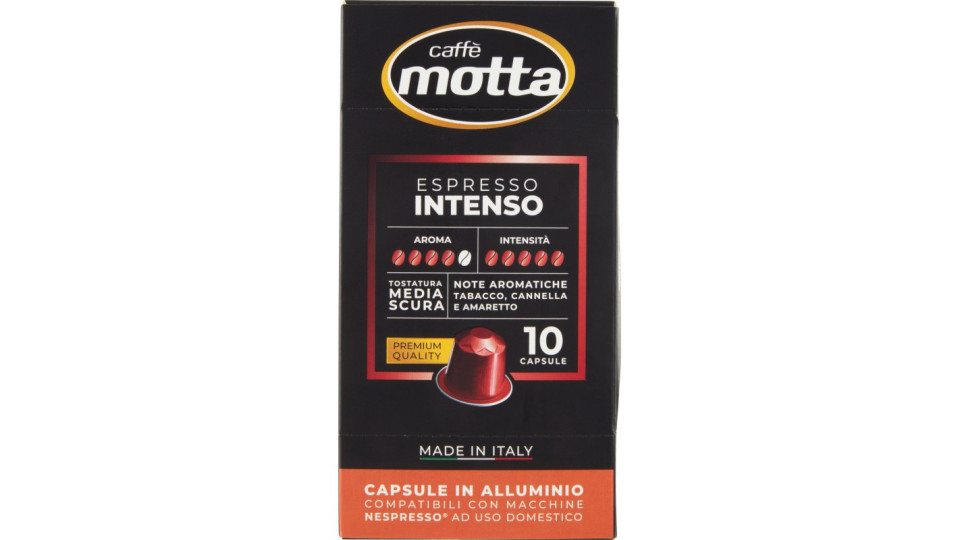 caffè motta Espresso Intenso Capsule in Alluminio Compatibili...