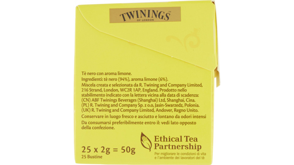 Twinings the 25 filtri lemon scented
