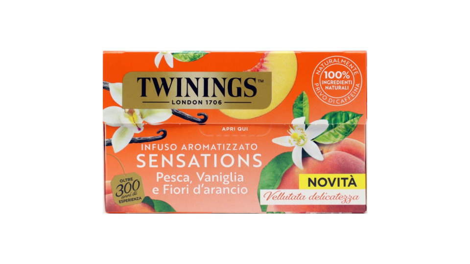 Twinings Pesca, Vaniglia, Fiori d'Arancio Infuso...