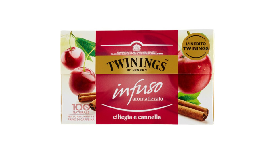 Twinings Infuso Aromatizzato Ciliegia e Cannella 20 x 2 g