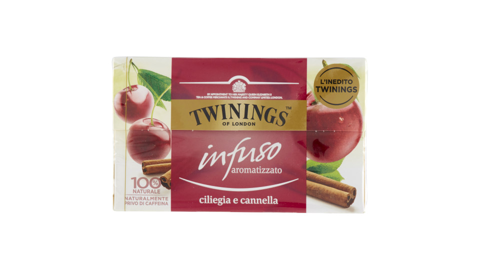 Twinings Infuso Aromatizzato Ciliegia e Cannella 20 x 2 g