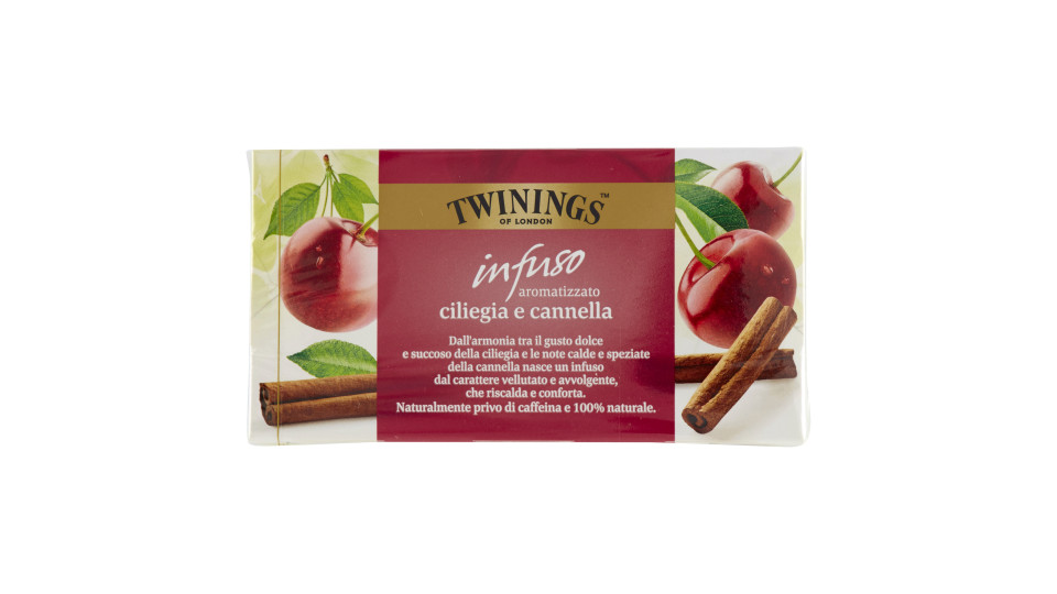 Twinings Infuso Aromatizzato Ciliegia e Cannella 20 x 2 g