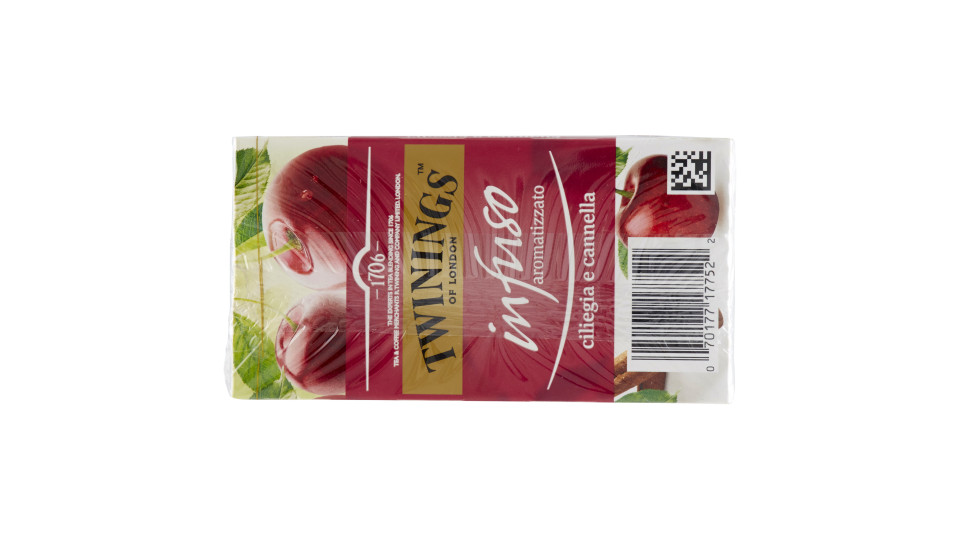 Twinings Infuso Aromatizzato Ciliegia e Cannella 20 x 2 g