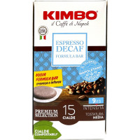 Kimbo Espresso Decaf Formula Bar 15 Cialde Compostabili* 109.5 g