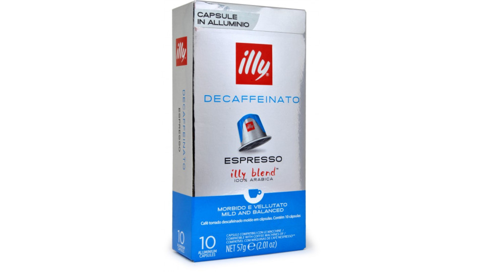 Illy decaffeinato Espresso 10 Capsule Compatibili con le...