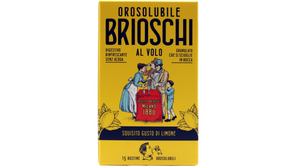 Brioschi busta limone gr.1 15pz