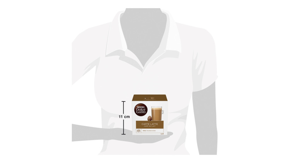 Nescafè dolce gusto Caffelatte caffè con latte 16 capsule (16...