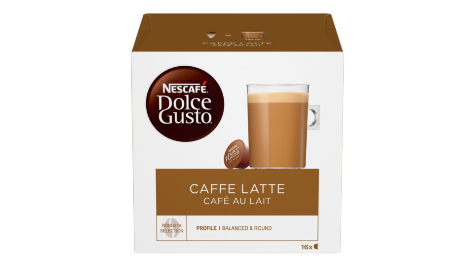 Nescafè dolce gusto Caffelatte caffè con latte 16 capsule (16...
