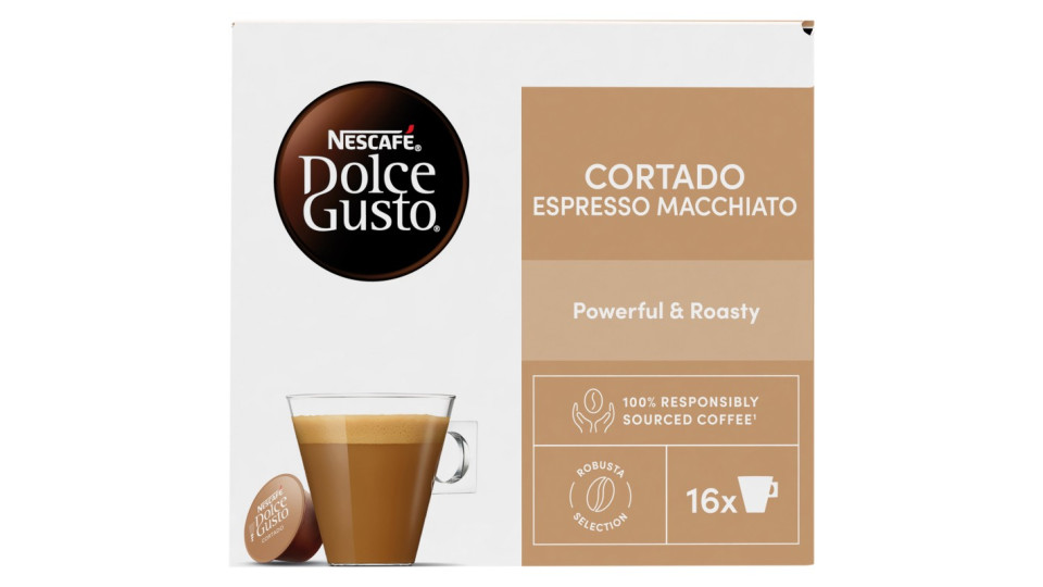 NESCAFÉ DOLCE GUSTO CORTADO ESPRESSO MACCHIATO DECAFFEINATO...
